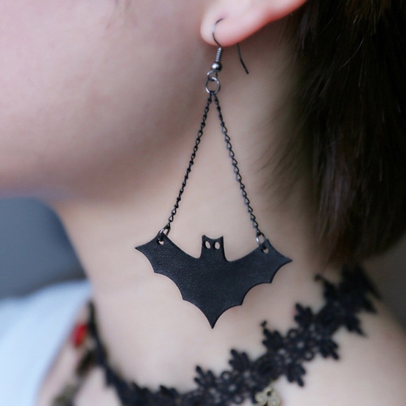 Jewelry - NWT Bat Earrings